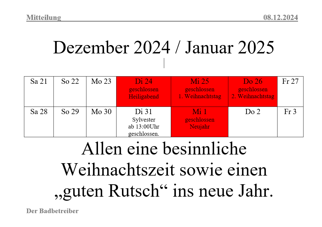 2024 12 Dezemberregelung 2024