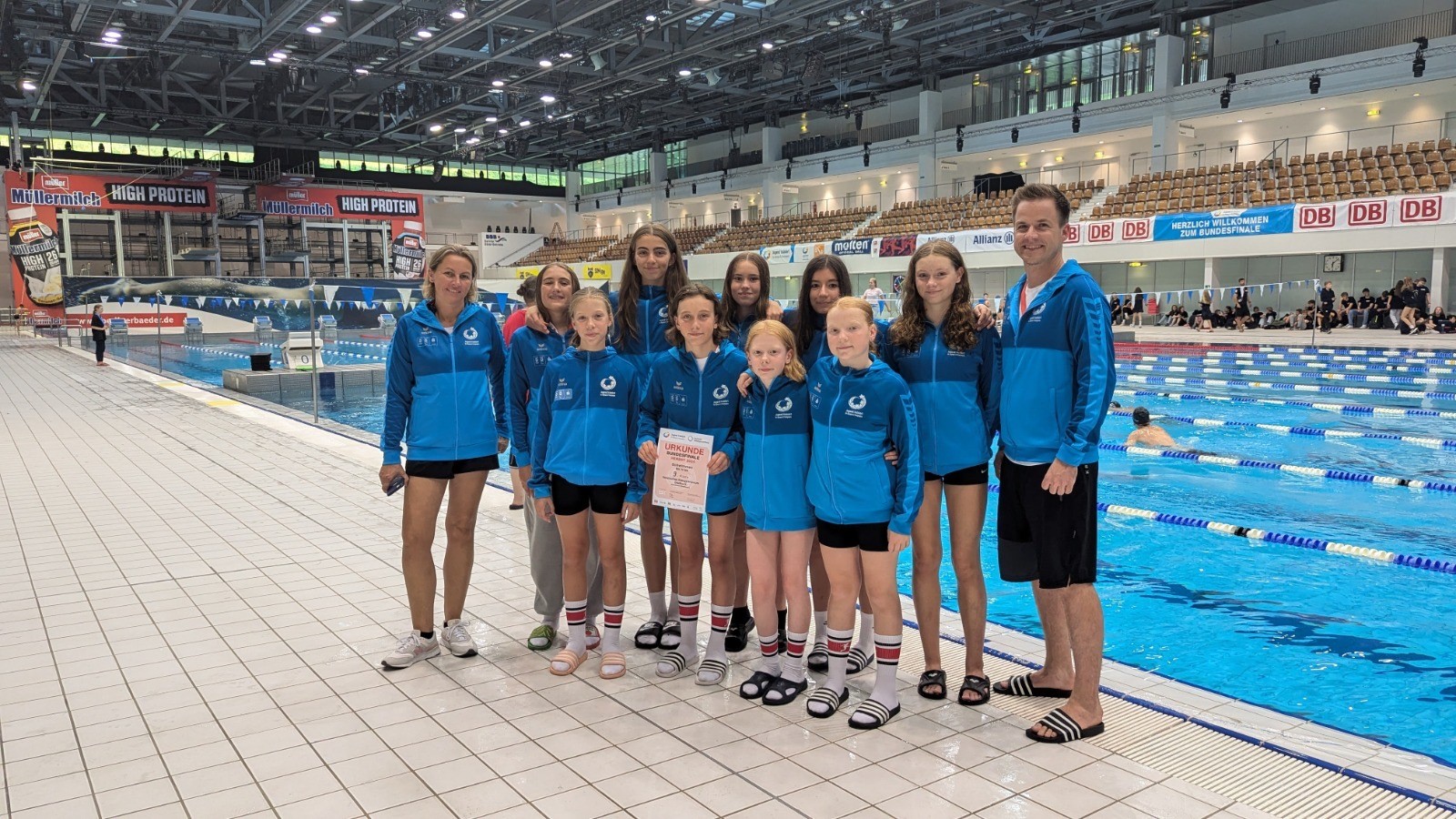 Bundesfinale in Berlin - Schwimmkader Ratsgymnasium Gladbeck